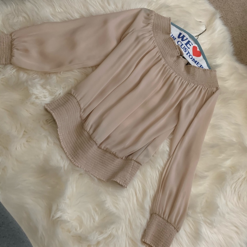 Beige Bebe top